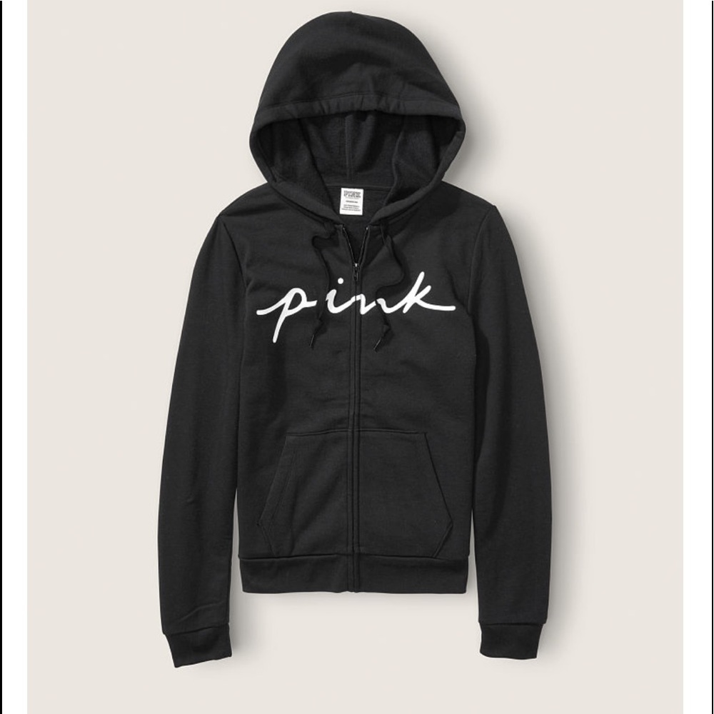 Pink zip up hoodie